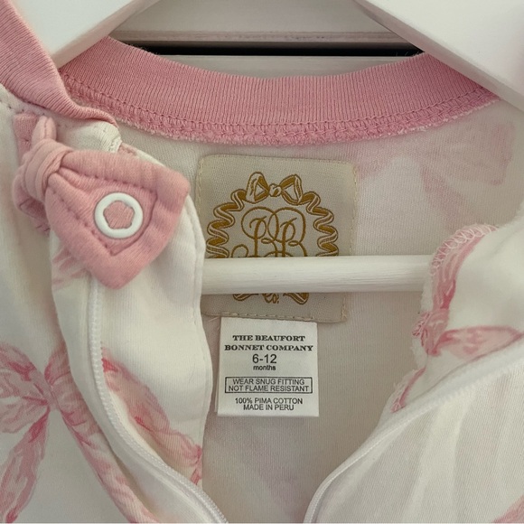 The Beaufort Bonnet Company Footie Size 6-12 Months ***Monogrammed - Picture 4 of 5
